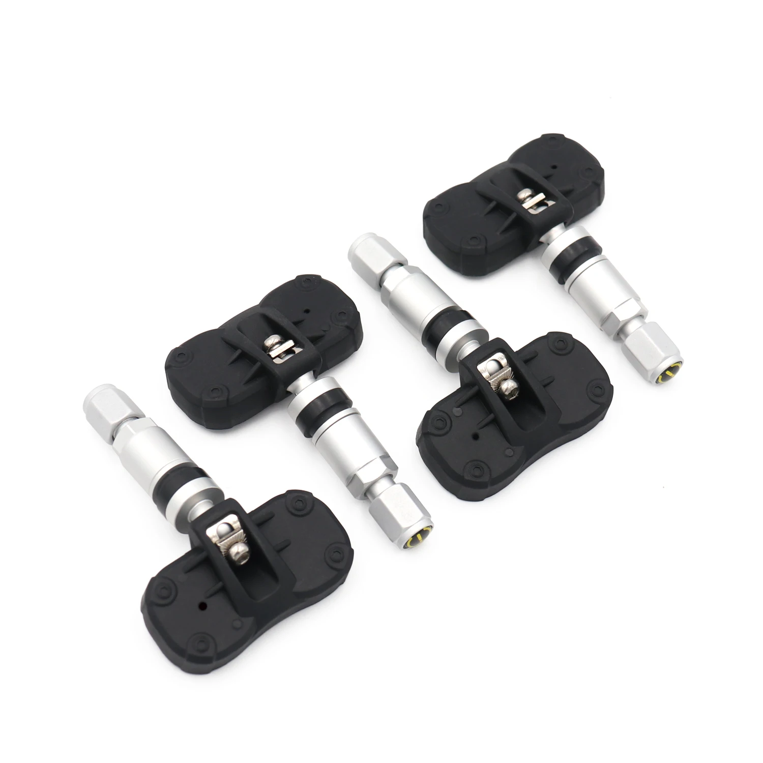 Car tire pressure monitor motorcycle tire pressure monitor car tire pressure sensor New TPMS Bluetooth 5.0 Tire Pressure Monitor System 4 Internal/External Sensor Works Android/iOS Mobile Phone APP Display