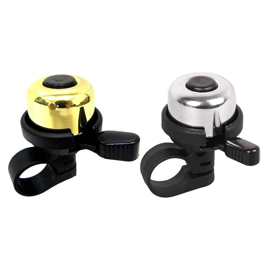 MTB Bike Accessories Copper Small Bike Bell Clear Sound Loud Horn Mountain MTB Bike Bicycle Bell for Adults Kids