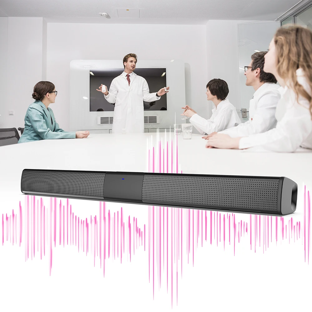 مكبر صوت بلوتوث لاسلكي مع مضخم صوت مزدوج ، مكبرات...