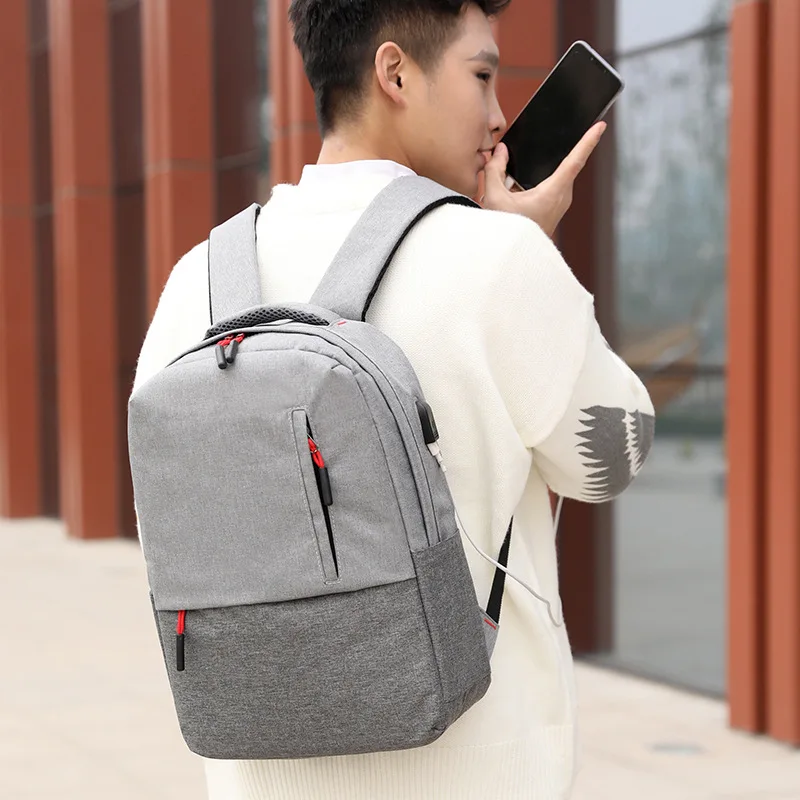 

Men Casual Business Backpack Travel Computer Bag Multi-functional Couples Middle School Students School Bag
