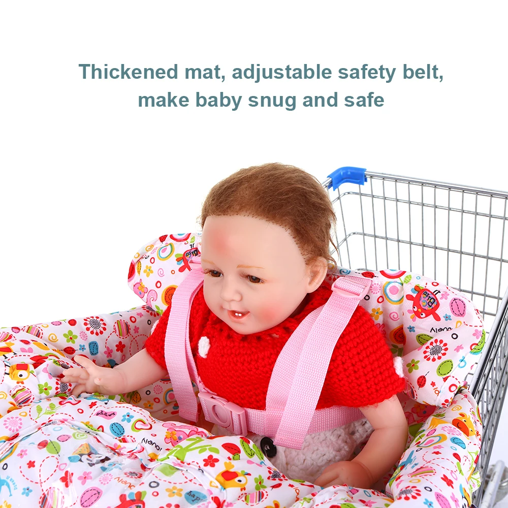 Foldable Portable Baby Shopping Cart Seat Cover Cushion Pad Multifunctional Dining Chair For Mat Safe Travel | Мать и ребенок