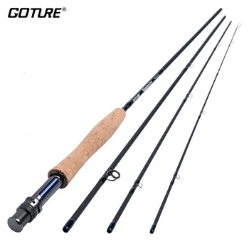

Goture Fly Fishing Rod 3.0m 2.7m 2.5m 4PCS 30T Carbon Fiber M/MF Action Fishing Fly Rods 4WT 5WT 8WT 9WT For Trout Bass