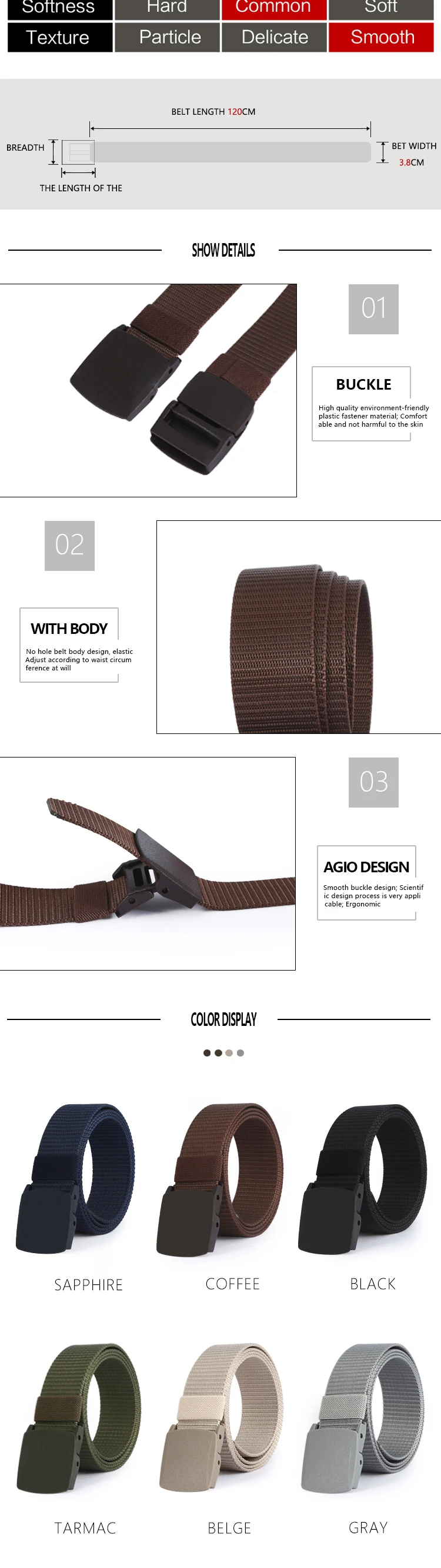 Anpudusen Men /women belt High Quality Automatic Buckle Nylon Belt OutdoorTravel Tactical Waist Belt Unisex Belts military web belt