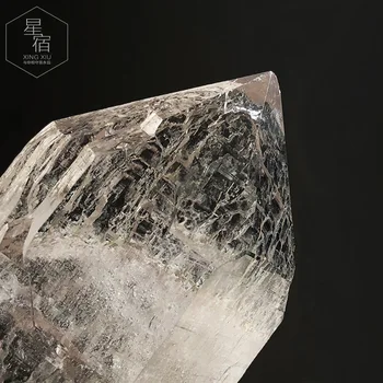 

Anju Natural Himalayan Single Point White Crystal Ornament Chakra Energy Healing Stone Ore Standard