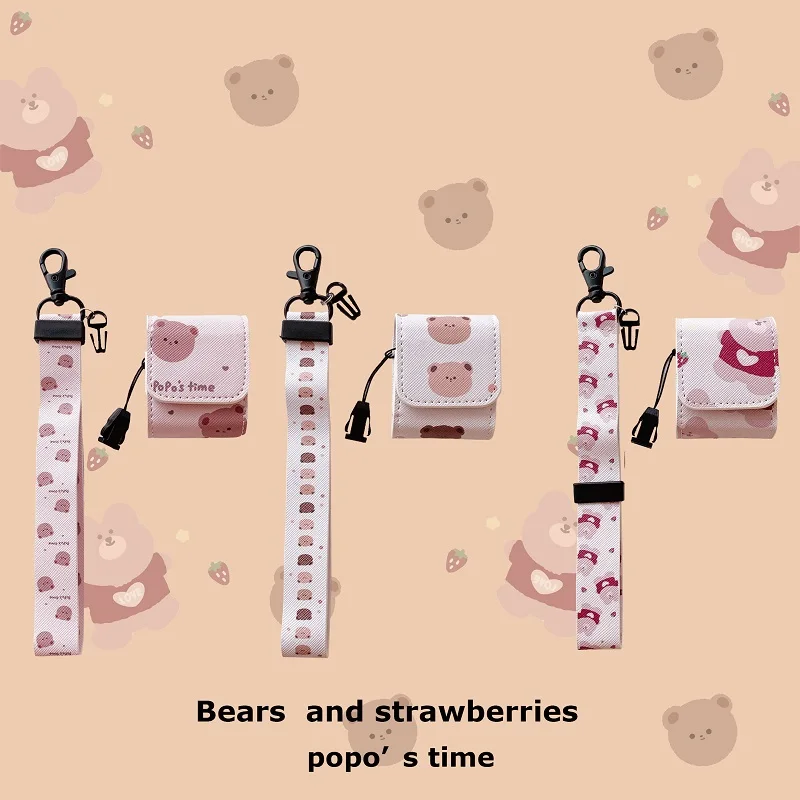 

Cute Leather Case For AirPods 1 2 Pro Cases Bluetooth Wireless Earphone Air Pods Covers Airpods pro Arpods Luxury Coque Funda