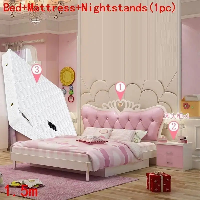 Number 3 Mebles mobles Hochbett, детская деревянная мебель для спальни, деревянная кровать Cama Infantil Muebles, детская кровать - Цвет: Number 3