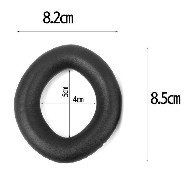VEKEFF Replacement Ear Pads Cushions For Sennheiser PX360 MM550 X MM550 Travel Headphone Black High Quality EarPad