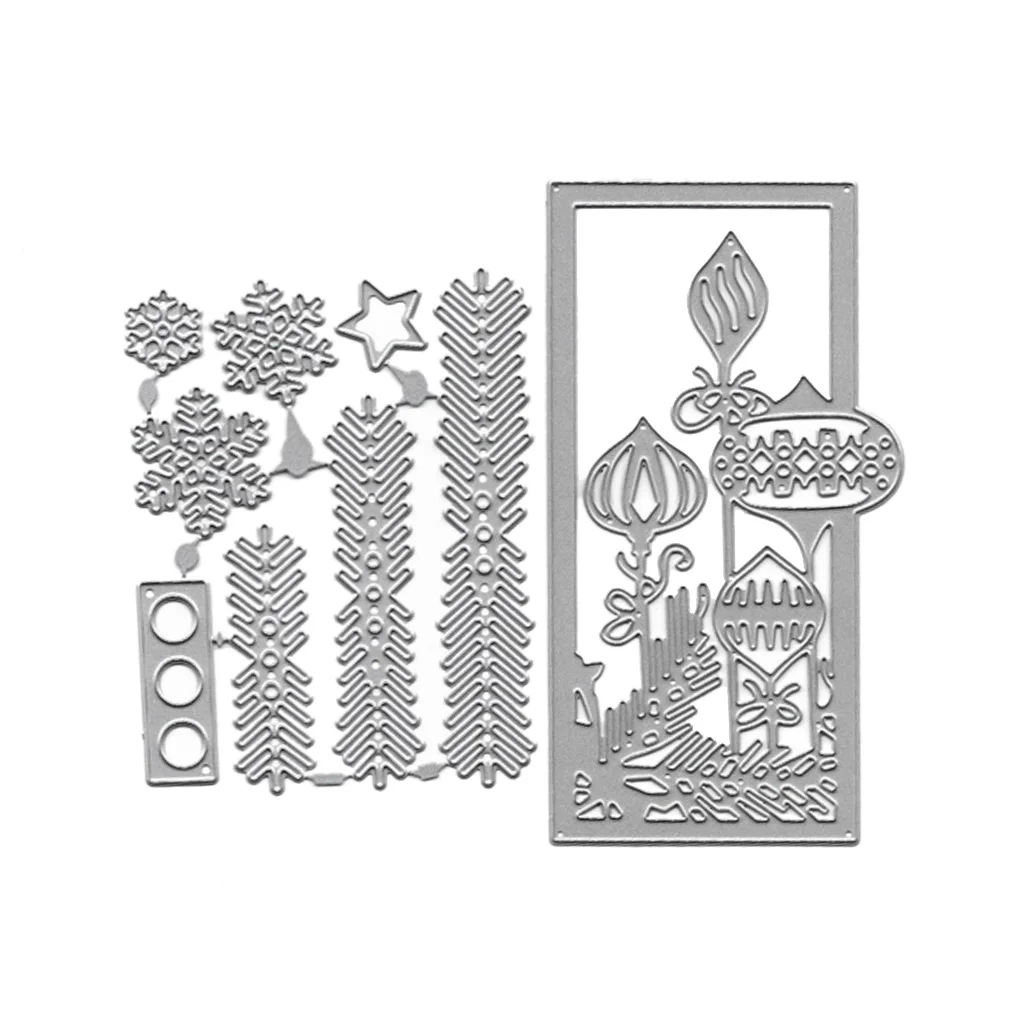 Christmas Metal Cutting Dies Stencil Crafts DIY Scrapbooking Album Card Paper