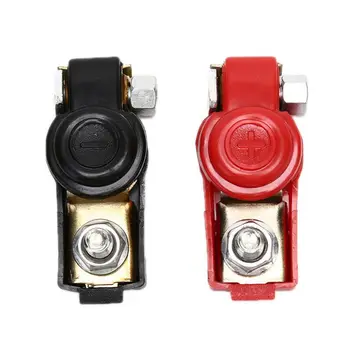 

2Pcs Battery Terminal Heavy Duty Car Vehicle Quick Connector Cable Clamp Clip Easy Operation Repair Modification Auto