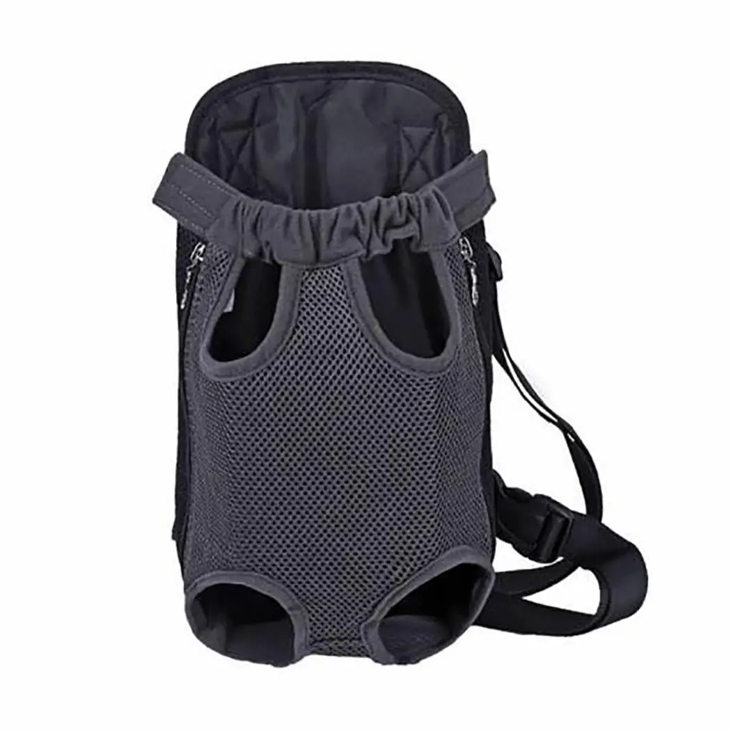 2 Durable Breathable Adjustable Strap Outdoor Pet Denim For Dog, For Cat Mesh Carrier Backpack Canvas - Color: 2