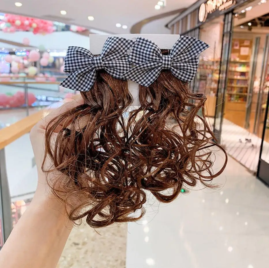 2 pezzi di estensione dei capelli per bambini, parrucca a forcina a  farfalla, principessa, bambina, fermagli per capelli ricci, accessori per capelli  carini - AliExpress, image size:933x931