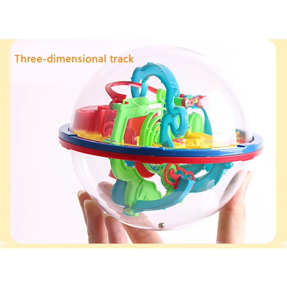 

Puzzles 3D labyrinth ball toy Magical Intellect Children educational toys 100 levels intelligence stereo puzzle game for kid