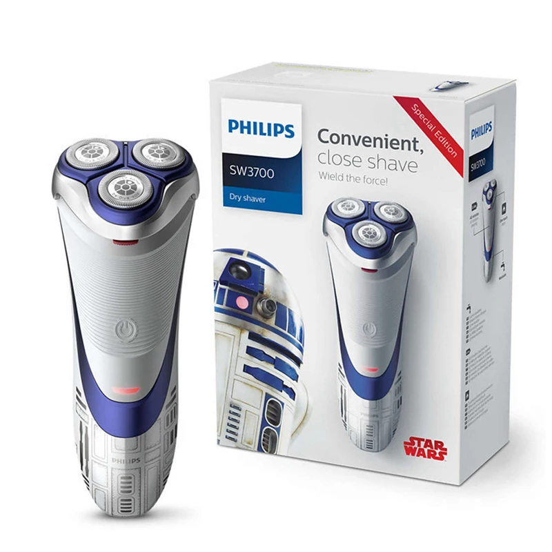 Philips Star Wars Robot SW3700 Electric Shaver Triple Blade Rotate Rotary Rechargeable 100-240V Razor Face Care For Men | Бытовая