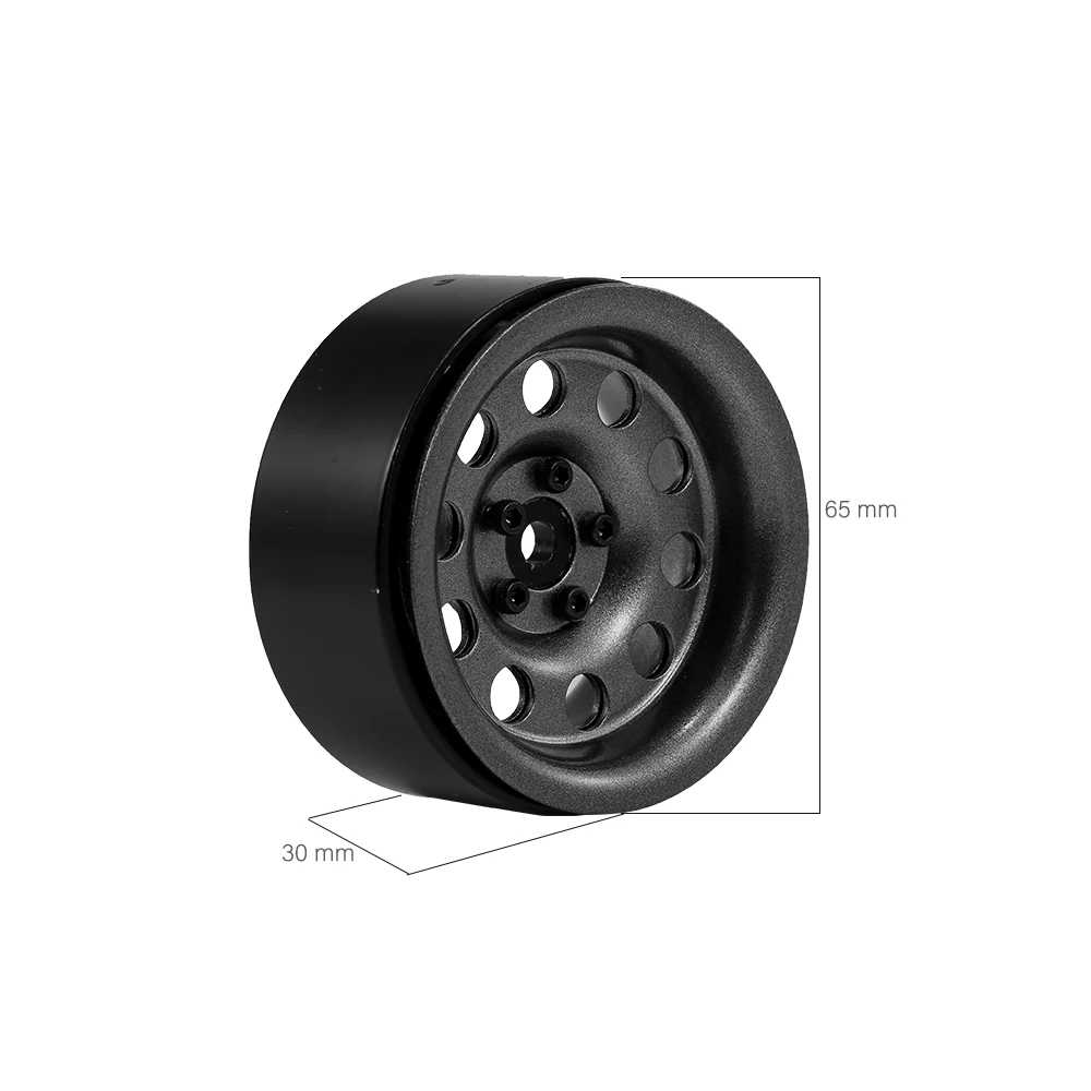 4 шт. AUSTAR 2,2 ''металлический обод ступицы колеса Набор для Traxxas Axial SCX10 HSP RGT RR10 1/10 RC Рок Гусеничный автомобиль