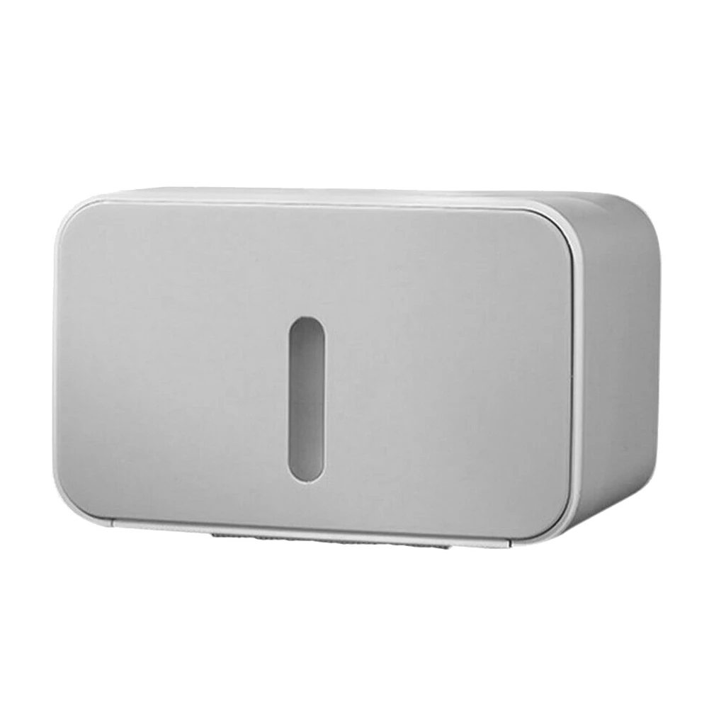 Bathroom Tissue Box Wall-mounted Free Punching Waterproof Roll Storage Box Case BDF99