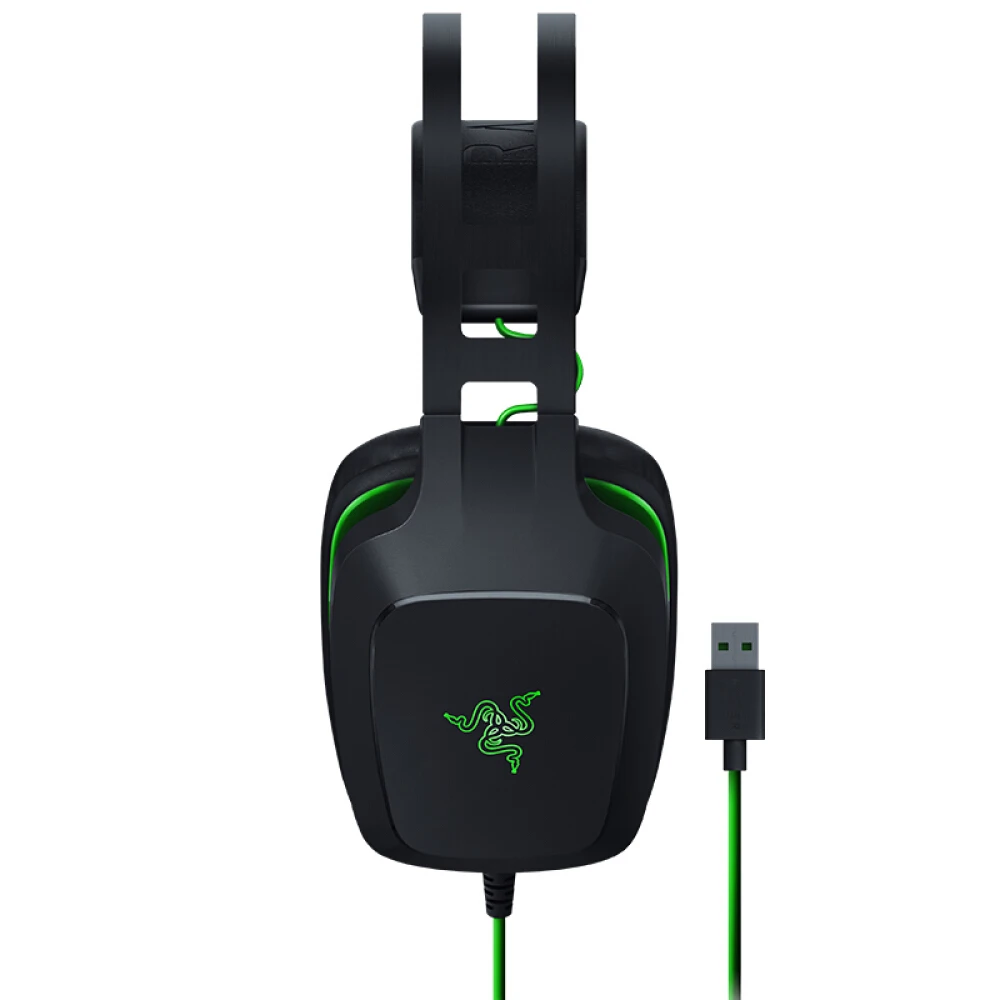 Razer Electra V2 USB игровая гарнитура наушники для ПК наушники Virtual 7,1 объемный звук авто регулируемый ободок съемный