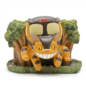 

1pcs Studio Ghibli Miyazaki Hayao Totoro Figures Cartoon TOTORO Bus DIY Garden Landscape Decoration Collection Model Toy