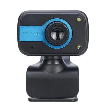 

USB 2.0 HD Webcam with Built-in Microphone Clip-on Web Camera for Win 10 8 7 XP Widescreen Video Work Home Accessories