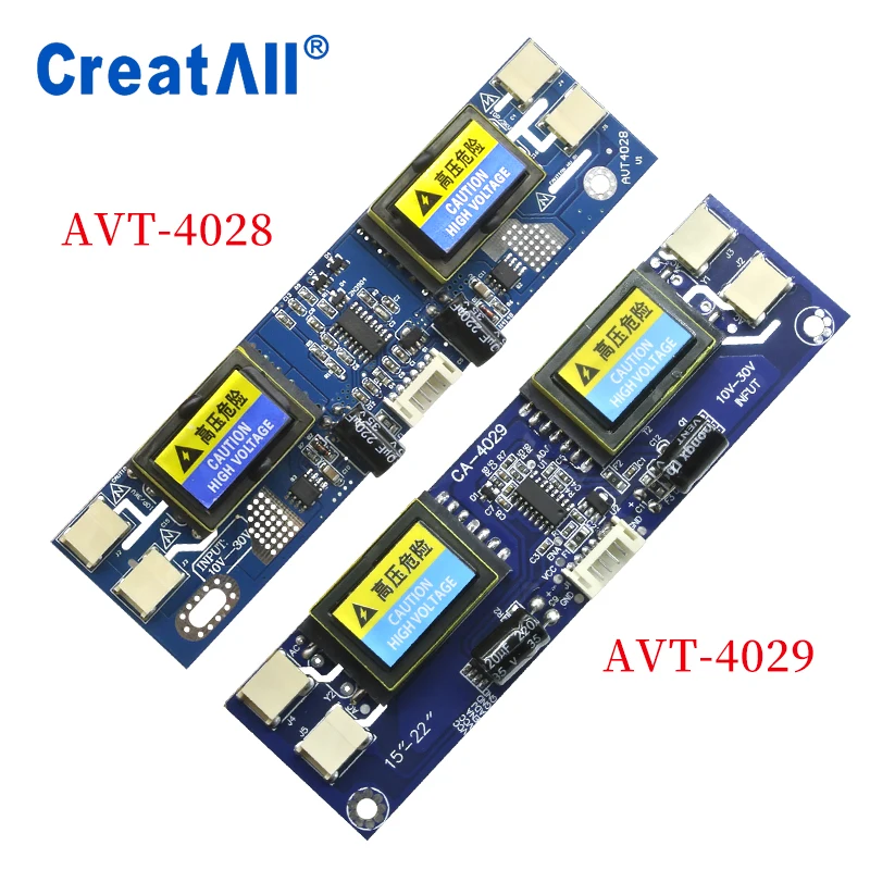 10 шт./лот AVT-4028 AVT-4029 AVT-4168 Universal 4 Lamp CCFL плата инвертора с подсветкой входное