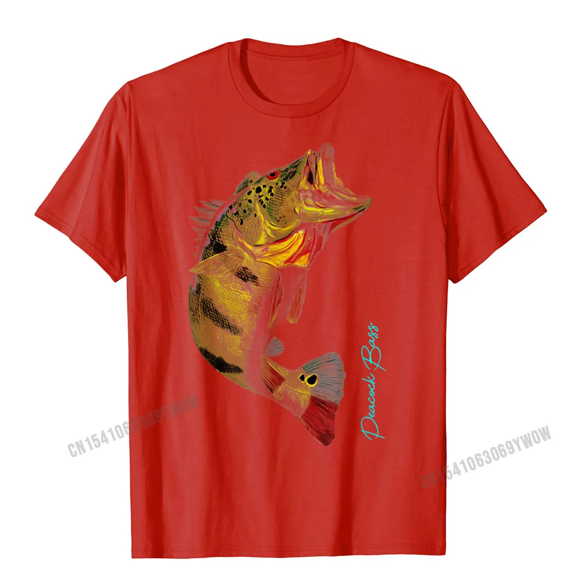 Fishing Shirts Peacock Bass Fishing Art Gift Shirt For Dad T-Shirt