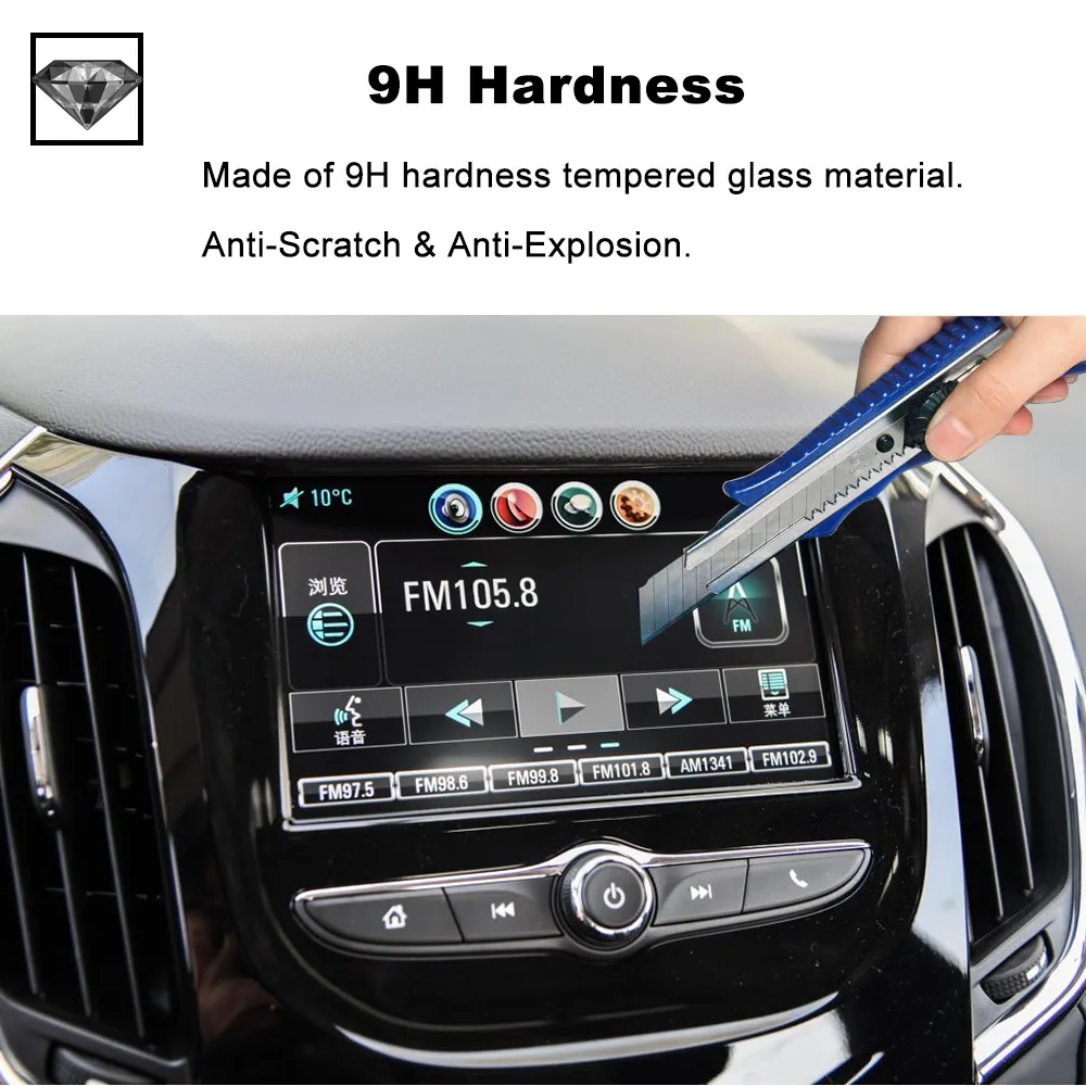 2017 Chevy Cruze 7 R RUIYA HD Clear Tempered Glass Screen Protector for 2017 Chevrolet Chevy Cruze MyLink 7In Display Navigation,Guard Shield Scratch-Resistant Ultra HD Extreme Clarity 2017 Chevy Cruze 7 R RUIYA HD Clear Tempered Glass Screen Protector for 2017 Chevrolet Chevy Cruze MyLink 7In Display Navigation,Guard Shield Scratch-Resistant Ultra HD Extreme Clarity