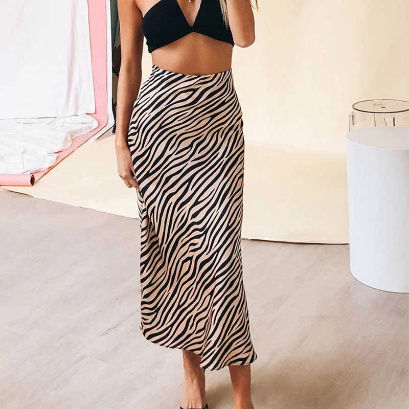 Zebra print full skirt Clearance