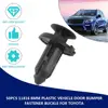 50pcs 11816 8MM Black Plastic Vehicle Car Bumper Clips Fastener Buckle Interior Trim Card Door Liner Fixed Clamp For Toyota ► Photo 3/6