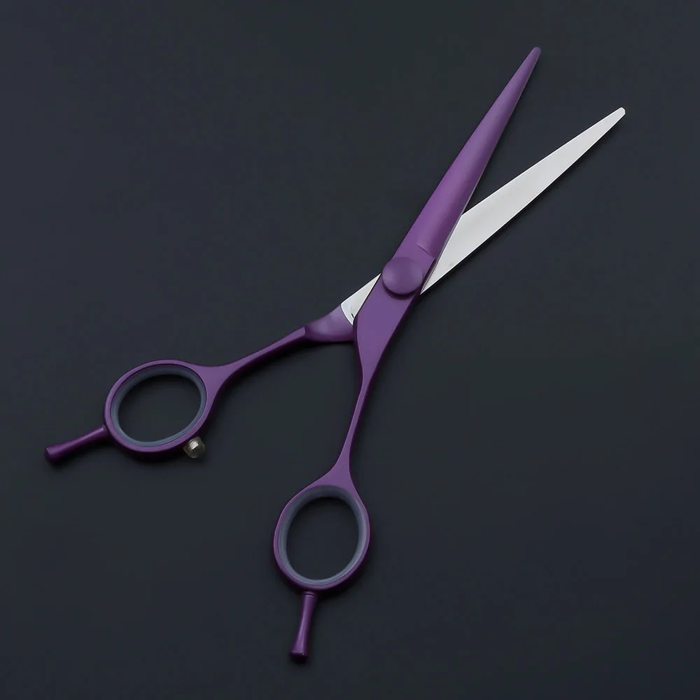 New Professional Hair Scissors 6.0 inch 440c Japan Hairdressing Cutting Scissors Barber Shears Scissors purple blue scissors