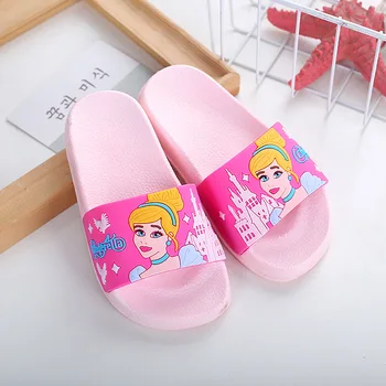 

Children's Slippers 2019 New Summer Boys and Girls Kids Indoor Home Beach Outdoor Cartoon Sandals and Slippers Flat Heels Light