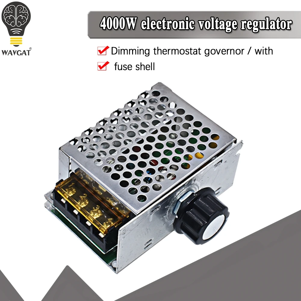 Professional Voltage Regulators 4000w 220v High Power Scr Speed