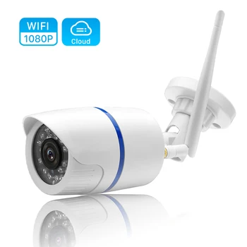 

Camreahut 1080P Outdoor IP Camera WiFi Bullet Security Wireless Remote Control CCTV Surveillance Waterproof Cloud Storage