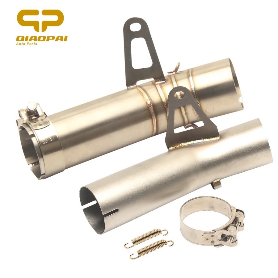 

1PC Motorcycle Exhaust Pipe Connect Middle Tube 60MM Scooter Clamp for BMW S1000rr S1000 RR Exhaust Moto Accessories 2010 -2016