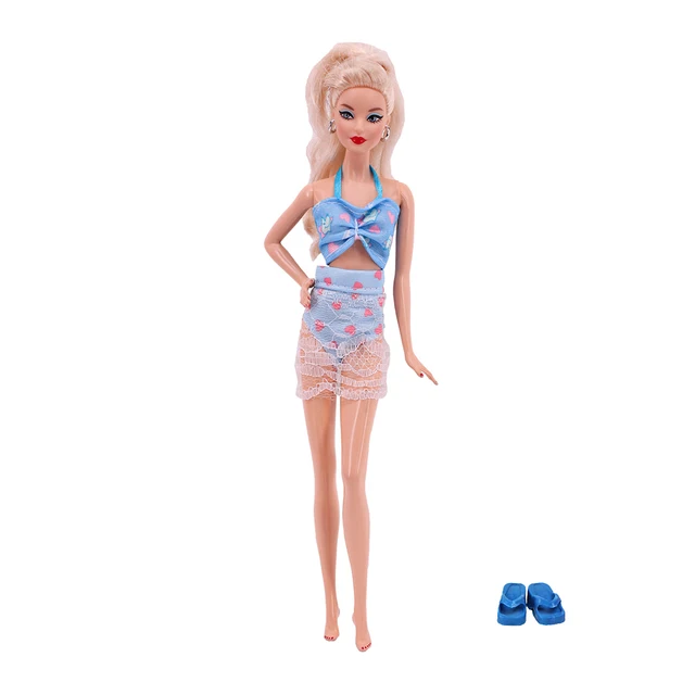 2PCS/Set Barbies Doll Clothes Shoes Swimsuit Handmade Outfit Fit 11.8Inch Girl Doll,BJD Doll,Christmas Gift,Cheap sale，Free Ship BW825