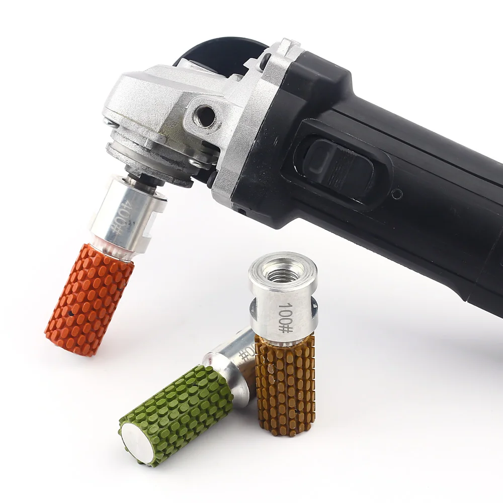 1Pc 25mm Wet Diamond Polishing Drum Wheels 1" Resin Drum Wheel for