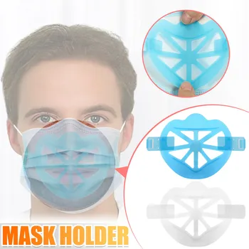 

5pcs 3d Mask Bracket Mask Accessories Breathing Smoothly Keep The Lipstick On Silicone Mask Holder Breathable Accessories #YL5