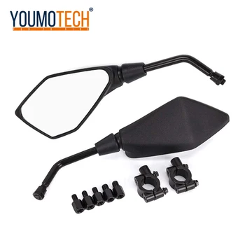

Universal 8mm 10mm Bolt 7/8 Inch Handle Bar Mount Clamp Hawk-Eye Motorcycle Convex Rear View Mirror fit for Honda ATV Dirt Bike
