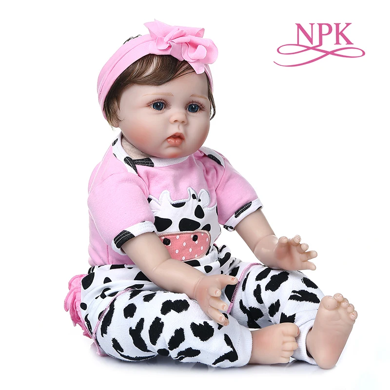 55 см pinky reborn baby милая кукла-девочка Реалистичная фотография реальный