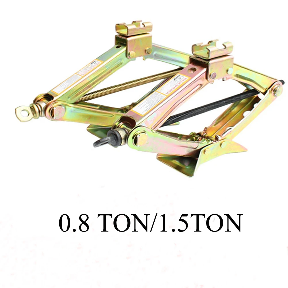 

Car Foldable Jack Hand Rocker Handle Scissor Type Universal Bridge Design