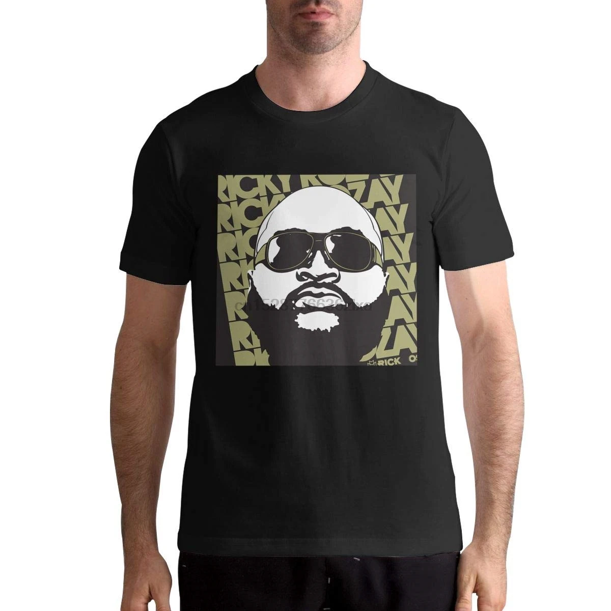Tammy R Lewis мужские Rick Ross классические крутые футболки черные |