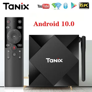 

Tanix Android 10.0 mi tv box Wireless HD Allwinner H616 Quad Core 6K Dual Wifi Media Player Support Youtube Set Top Box