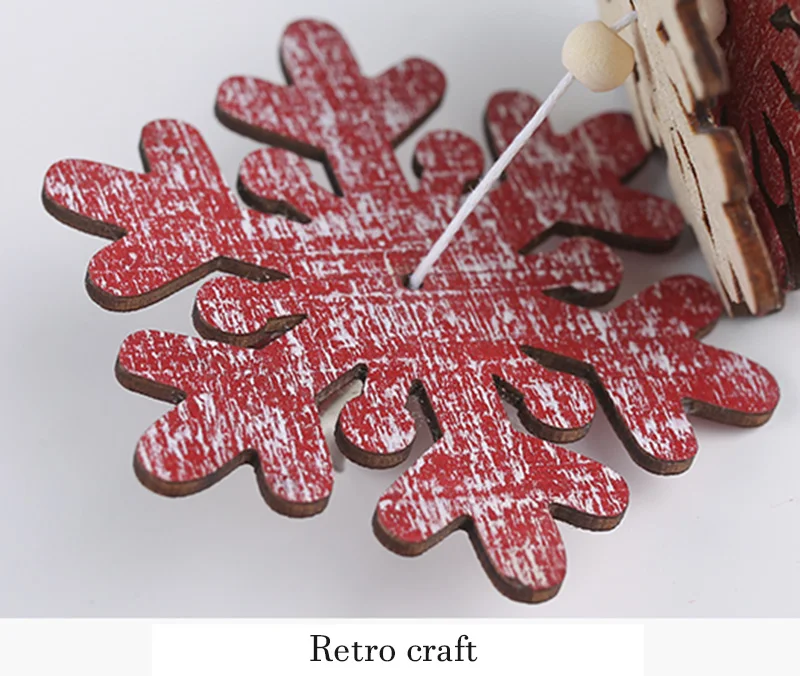 木质五角星雪花圣诞树_11