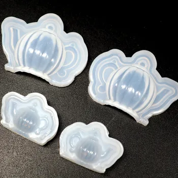 

Dollhouse Teapot Silicone Mold in 3D Miniature Pumpkin Fluted Tea Pot Making Craft Supplies Clear Mold for UV Resin Art