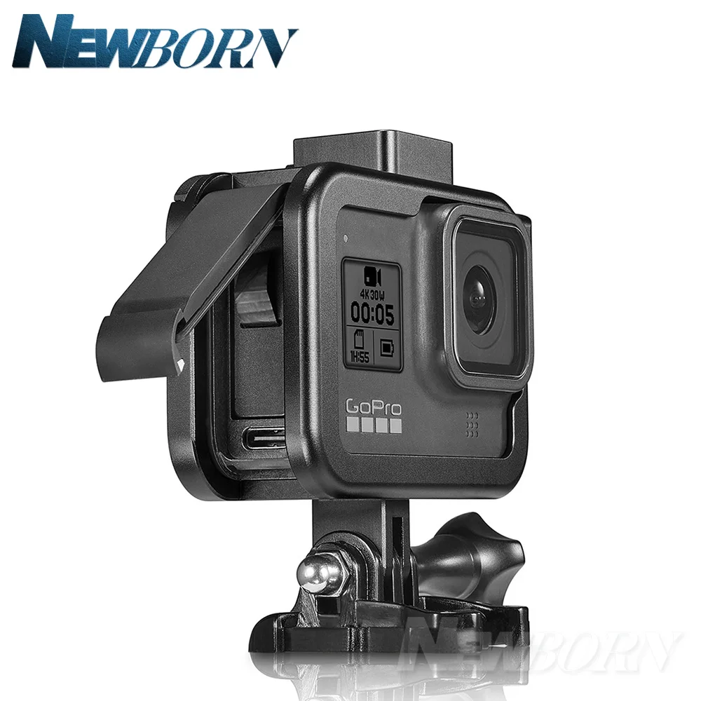 Металлическая рамка для GoPro Hero 8 Защитная алюминиевая рамка чехол Корпус оболочка для GoPro Hero 8 аксессуары для экшн-камеры