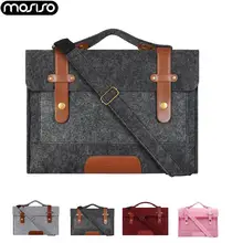 MOSISO 13 13.3 15 15.6inch Felt Laptop Sleeve Bag for Macbook Air Pro 16 inch A214 Notebook Briefcase Messenger Shoulder Bags