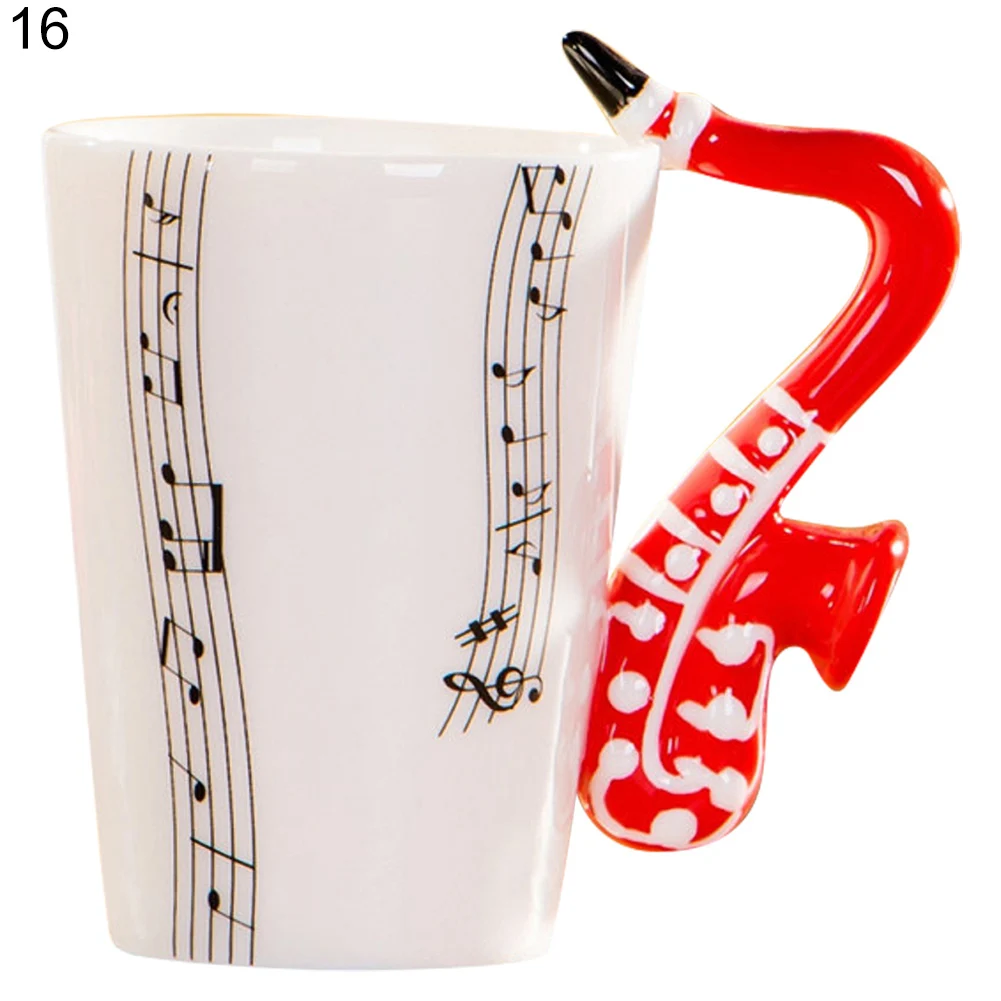 Новая гитара с расцветкой музыкальная Note керамическая кофейная кружка домашняя офисная кружка модный подарок молочный чай Вода Кофе Инструменты Студенческая чашка тоже