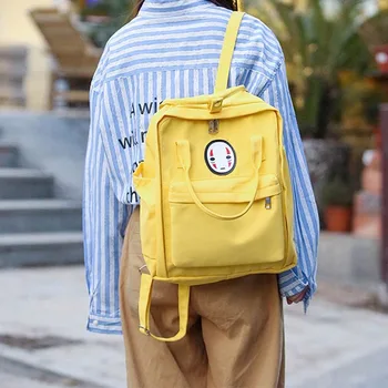 

Large Capacity Printing Laptop School Backpack for College Student Women Canvas Backpack Ladies' Travel Bag Harajuku Backpack