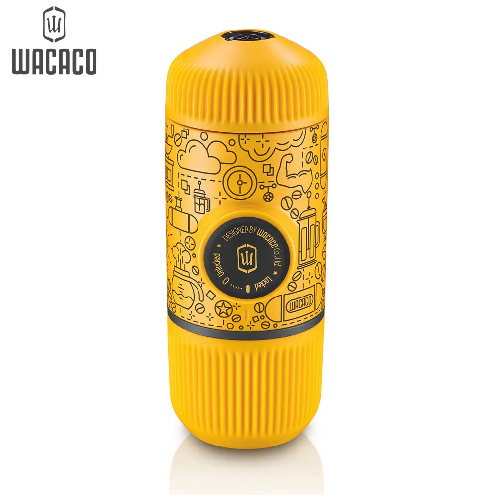  Coffee Machines Wacaco WCCTTTYL Espresso manual Nanopresso Yellow with case Small Size Kitchen for  - 4000445371291