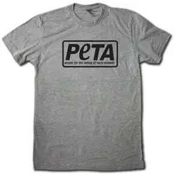 Забавная пародия PETA футболка люди едят вкусные животные