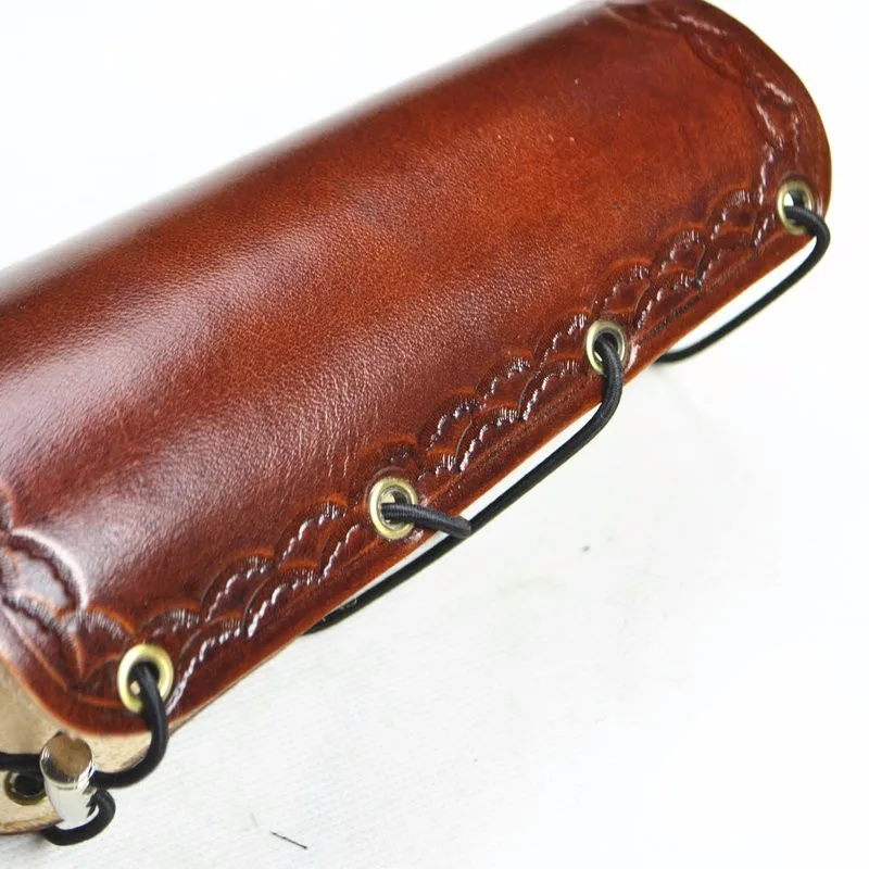 

Traditional Guard pull Bow protect Arm Cow Leather Arm Restraint Protector for Shooting Barcer Hunting Archery Accessory