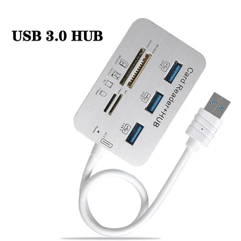 

USB 3.0 HUB 2.0 HUB Multi USB Splitter 3 Port Expander Multiple USB 3 Hab Use Power Adapter USB3.0 Hub With Switch For PC laptop